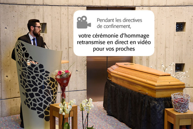 crémation direct vidéo